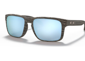 Oakley Holbrook Woodgrain Prizm Deep Water Polarized