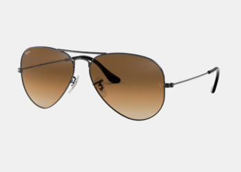 Aviator Gradient Gunmetal Hellbraun Verlauf